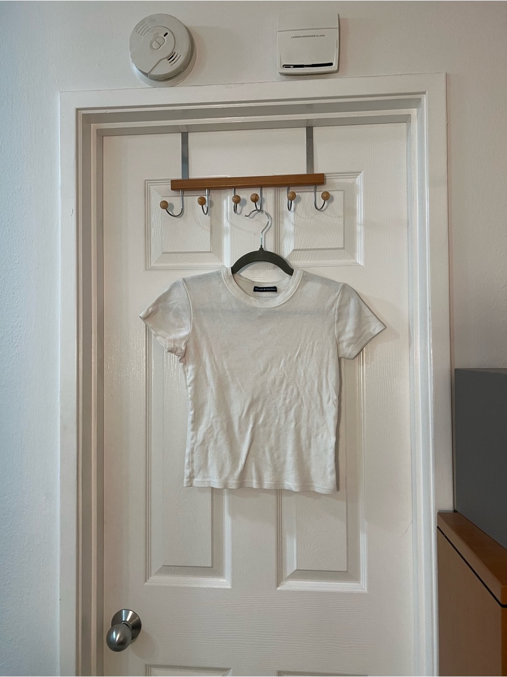 Brandy Melville white baby tee